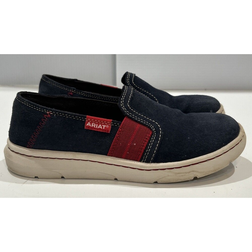 Ariat Cruiser Loafers Slip On Women's 6.5 Blue Suede Comfort Shoes Sneakers